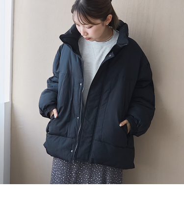 撥水モンスター中綿ジャケット（ショート丈）