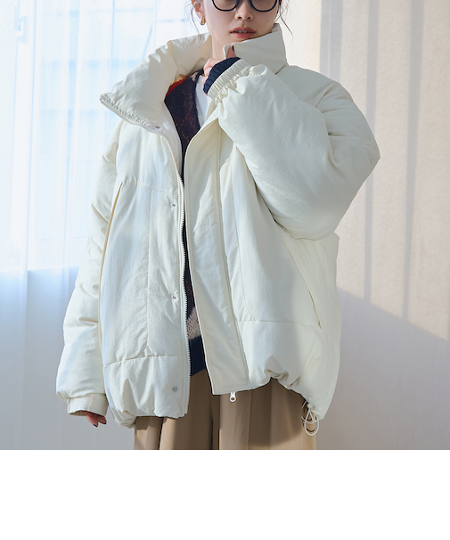 撥水モンスター中綿ジャケット（ショート丈）