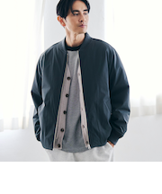 ヒートシェルタージップアップブルゾン【保温性、撥水性、帯電防止（裏地）】