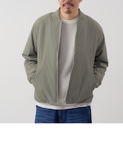 ヒートシェルタージップアップブルゾン【保温性、撥水性、帯電防止（裏地）】