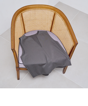 ウールライク裏起毛キーネックベスト