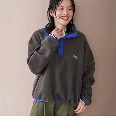 【PARKNIK（パークニック）】ハーフスナップフリース