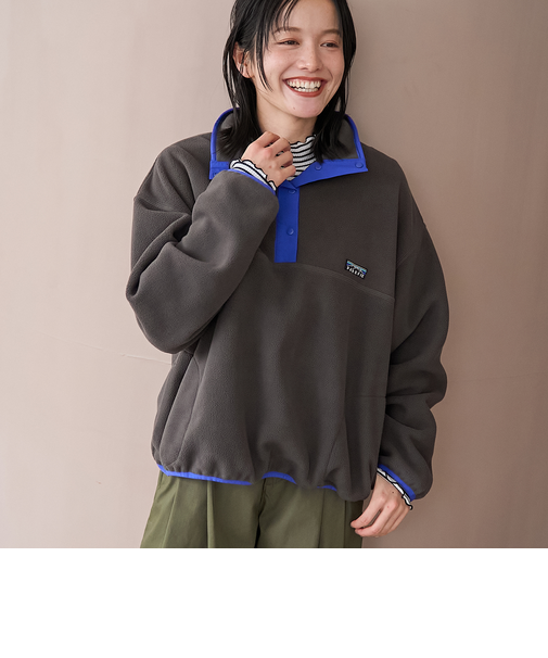 【PARKNIK（パークニック）】ハーフスナップフリース