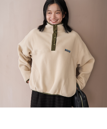 【PARKNIK（パークニック）】ハーフスナップフリース