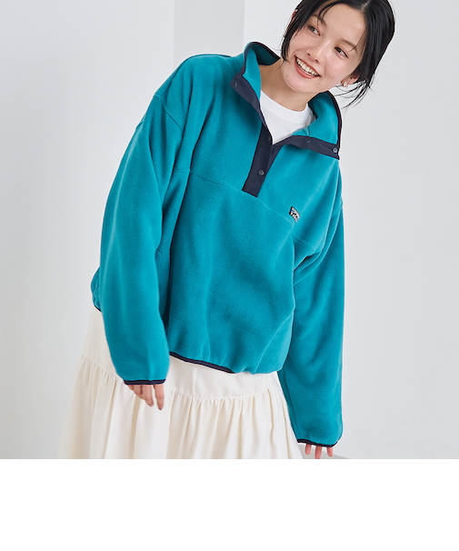 【PARKNIK（パークニック）】ハーフスナップフリース