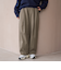 ウールライク裏起毛イージーカーブパンツ