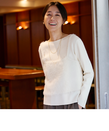 【セットアイテム】シャギーニットキャミセット