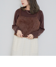 【セットアイテム】シャギーニットキャミセット