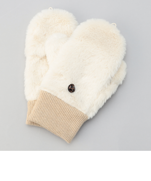 2wayファーライクミトン