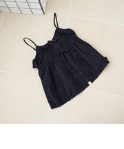 3Dフラワー刺繍 コーデュロイキャミソール