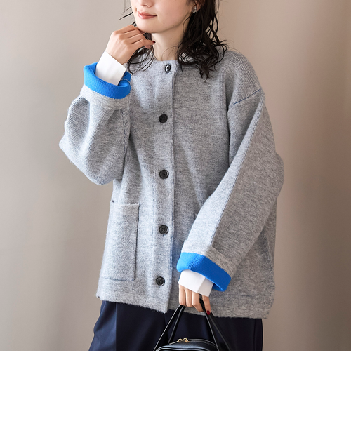 スーパーダブルフェイス 2WAYコクーンコート TOMORROWLAND collection（トゥモローランドコレクション）の