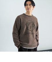 モールドッグジャガードニット