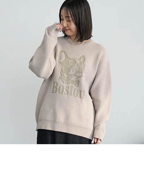 モールドッグジャガードニット【Youtube紹介アイテム】