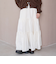 ウールライクガーゼティアードスカート
