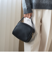 2way 配色スクエアミニバッグ