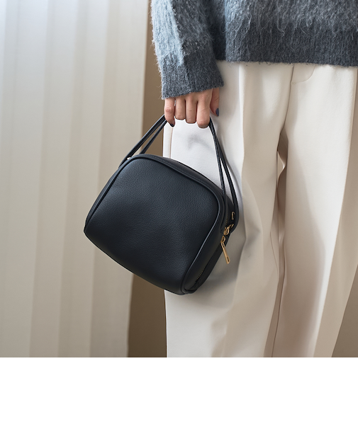 2way 配色スクエアミニバッグ