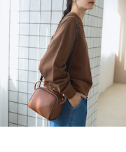 2way 配色スクエアミニバッグ