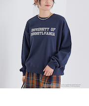 2wayアソートカレッジロゴ裏毛スウェット