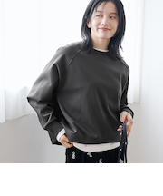 【REVERSE WARM】クルーネックプルオーバー スウェット