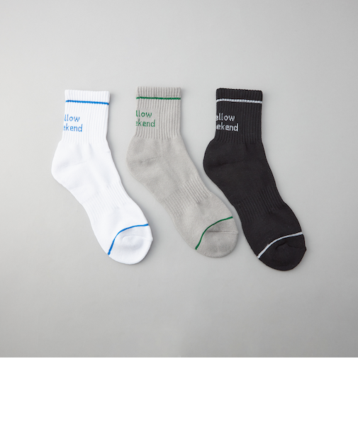 ラインロゴソックス【３足セット】