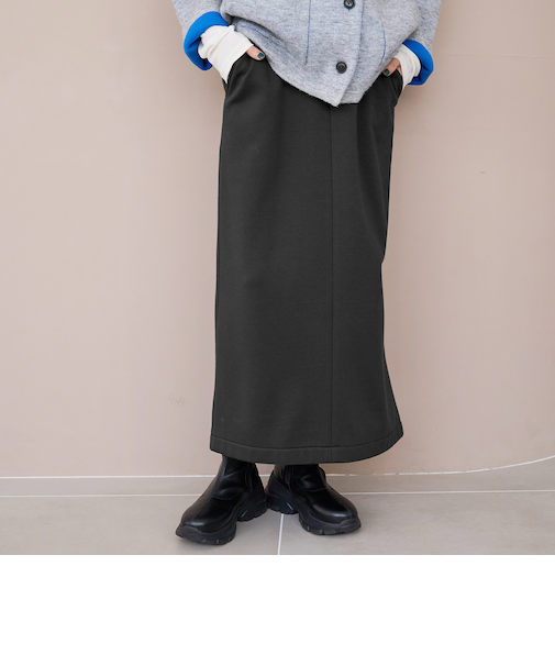 【REVERSE WARM】ナロースカート（WEB限定サイズあり）