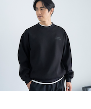 SOLOTEX(R)ヘビーワッフルクルーネック