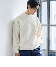 SOLOTEX(R)ヘビーワッフルクルーネック