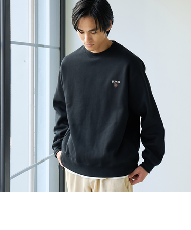 ドッグシシュウクルーネックスウェット【保温性】