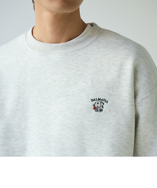 ドッグシシュウクルーネックスウェット【保温性】