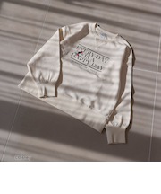 【MICKEY(ミッキー)/別注】ショート丈裏毛ロゴスウェット