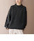 フラッフィーモックネック ウォッシャブルニット（WEB限定カラーあり）