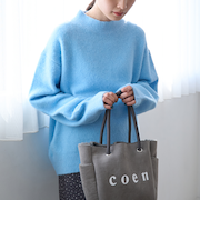 フラッフィーモックネック ウォッシャブルニット（WEB限定カラーあり）