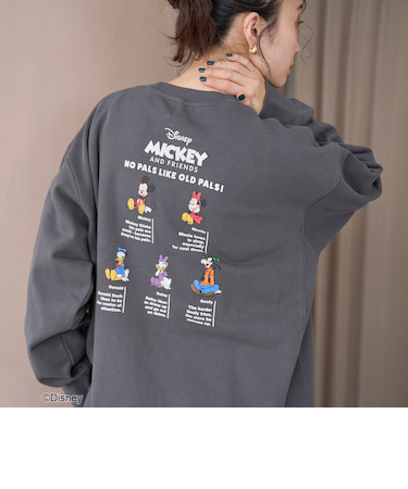 【MICKEY(ミッキー)/別注】アソートロゴ裏毛スウェット(WEB限定サイズあり)