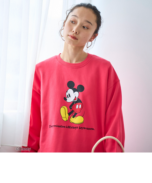 MICKEY（ミッキー）/別注】アソートロゴ裏毛スウェット（WEB限定サイズ