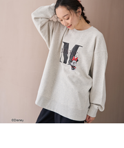 【MICKEY（ミッキー）/別注】アソートロゴ裏毛スウェット（WEB限定サイズあり）