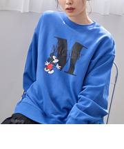 【MICKEY（ミッキー）/別注】アソートロゴ裏毛スウェット（WEB限定サイズあり）