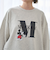 【MICKEY（ミッキー）/別注】アソートロゴ裏毛スウェット（WEB限定サイズあり）