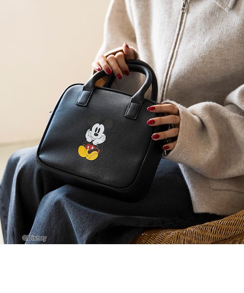 MICKEY（ミッキー）/別注】レザーライクボストンバッグ｜コーエンの
