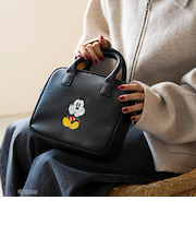 【MICKEY(ミッキー)/別注】レザーライクボストンバッグ