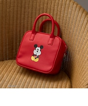 【MICKEY(ミッキー)/別注】レザーライクボストンバッグ