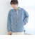ナッピングデニムシャツジャケット