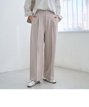 【定番/新サイズ登場】イージービューティーワイドパンツ（WEB限定サイズあり）