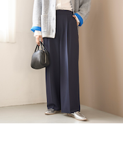 【定番/新サイズ登場】イージービューティーワイドパンツ（WEB限定サイズあり）