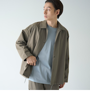 ストレッチテックナイロンカバーオール【ストレッチ、はっ水、耐摩耗性、UVカット】