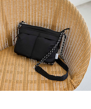 Wポケット ボトルショルダーバッグ