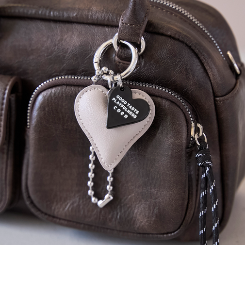 ハートモチーフキーチェーン