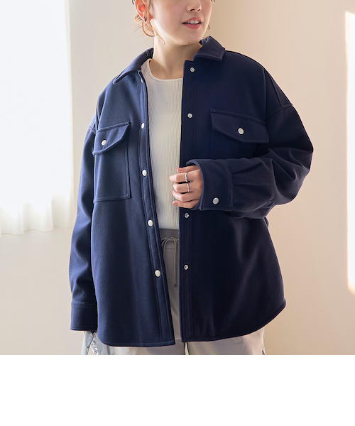 メルトン中綿CPOジャケット｜コーエンの通販｜&mall（アンドモール