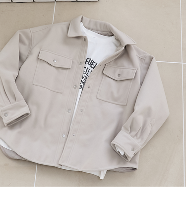 メルトン中綿CPOジャケット