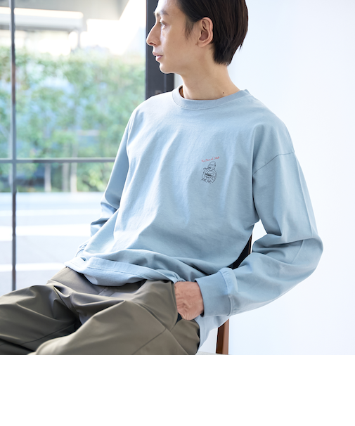 KiyokazuTsujino プリントロングスリーブTシャツ