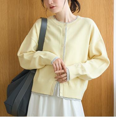 【PENNEYS（ぺニーズ）別注】 配色レイヤードライクカーディガン